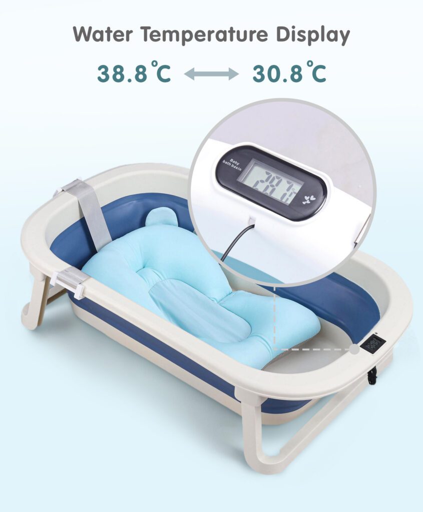 bath tub with temperature control